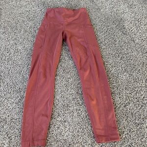 Yogalicious Lux High-Waisted Mauve Leggings